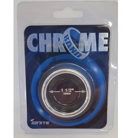 SI Chrome Band Cock Ring  1.5''  (38 mm)