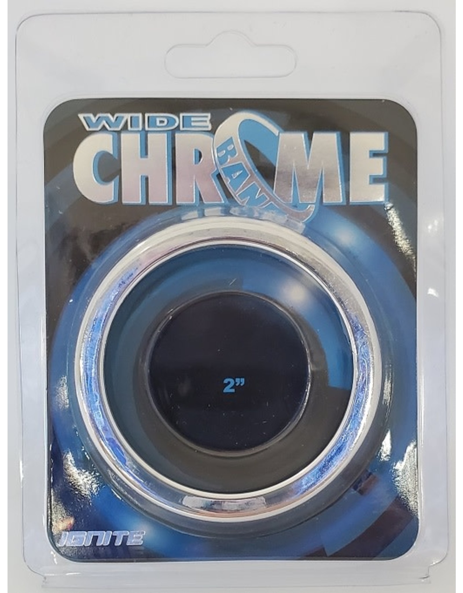 SI Wide Chrome Band Cock Ring 2'' (51mm)