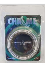SI Chrome Donut Cock Ring  2'' (51mm)