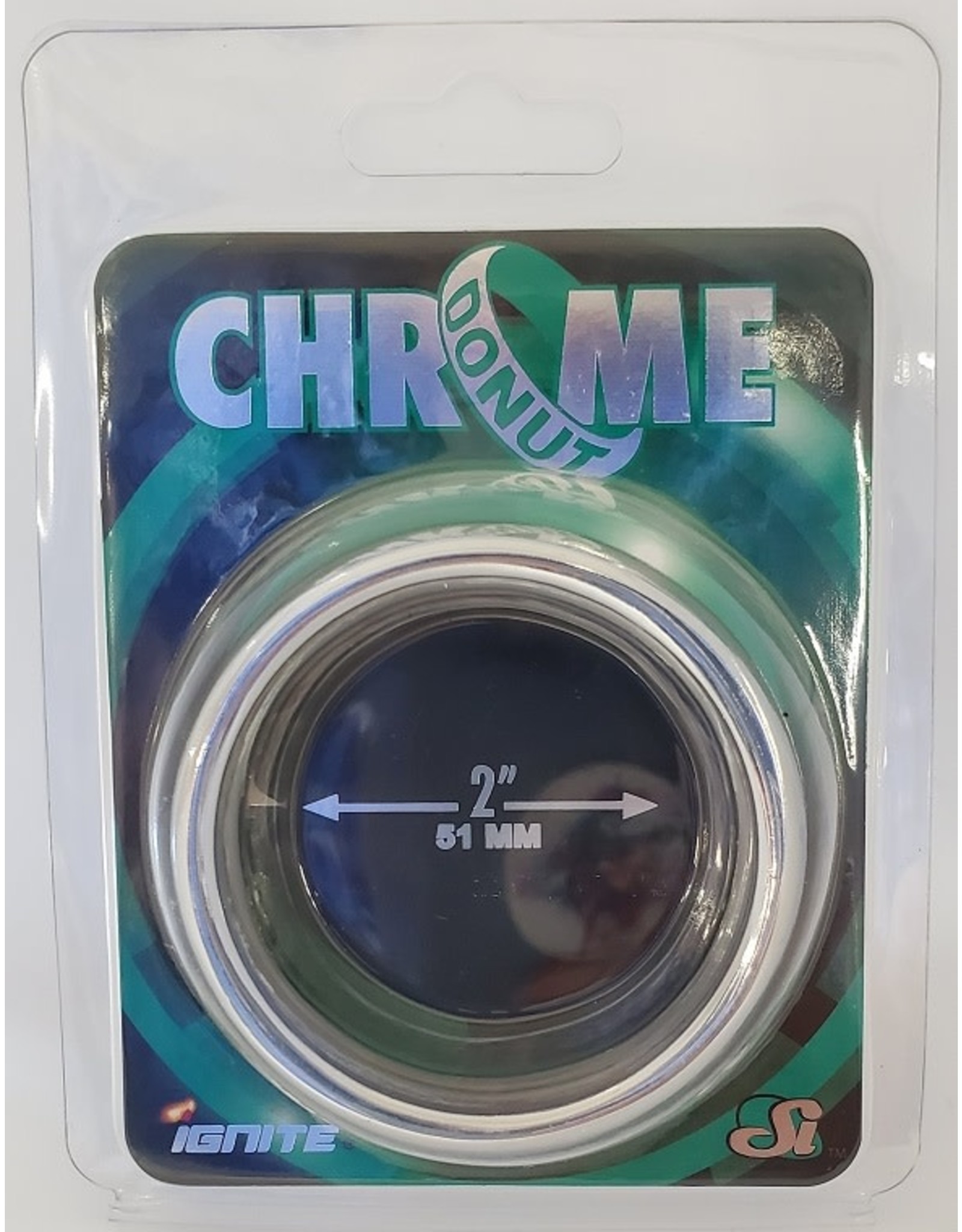 SI Chrome Donut Cock Ring  2'' (51mm)