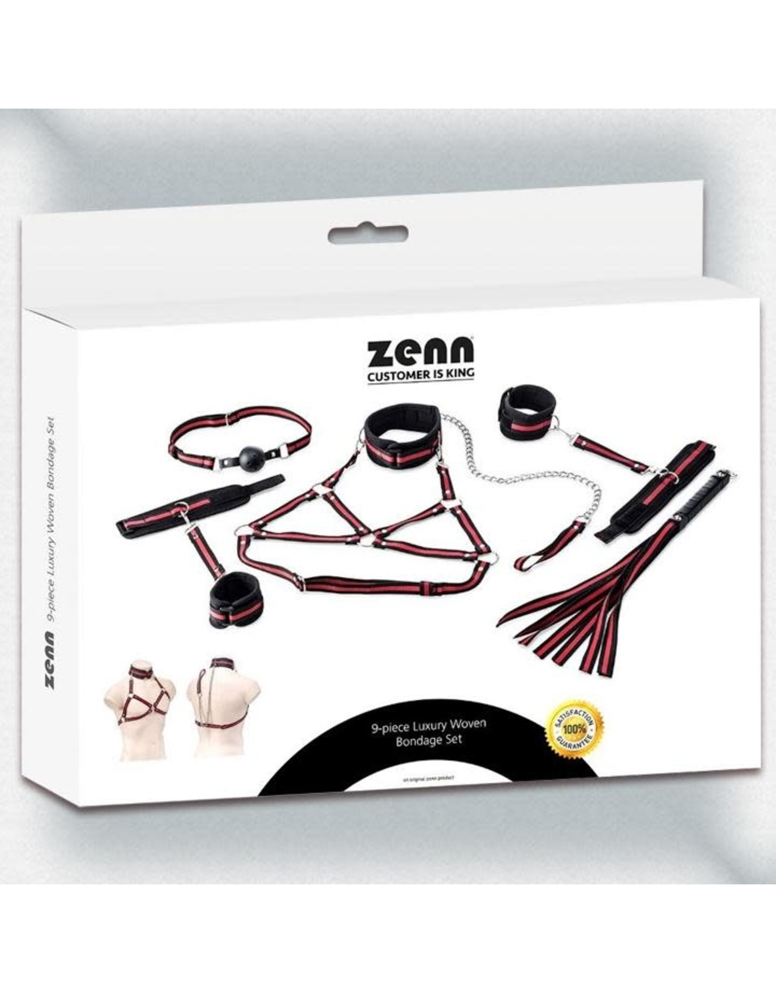 Zenn Zenn 9-PC. Luxury Woven Bondage Set