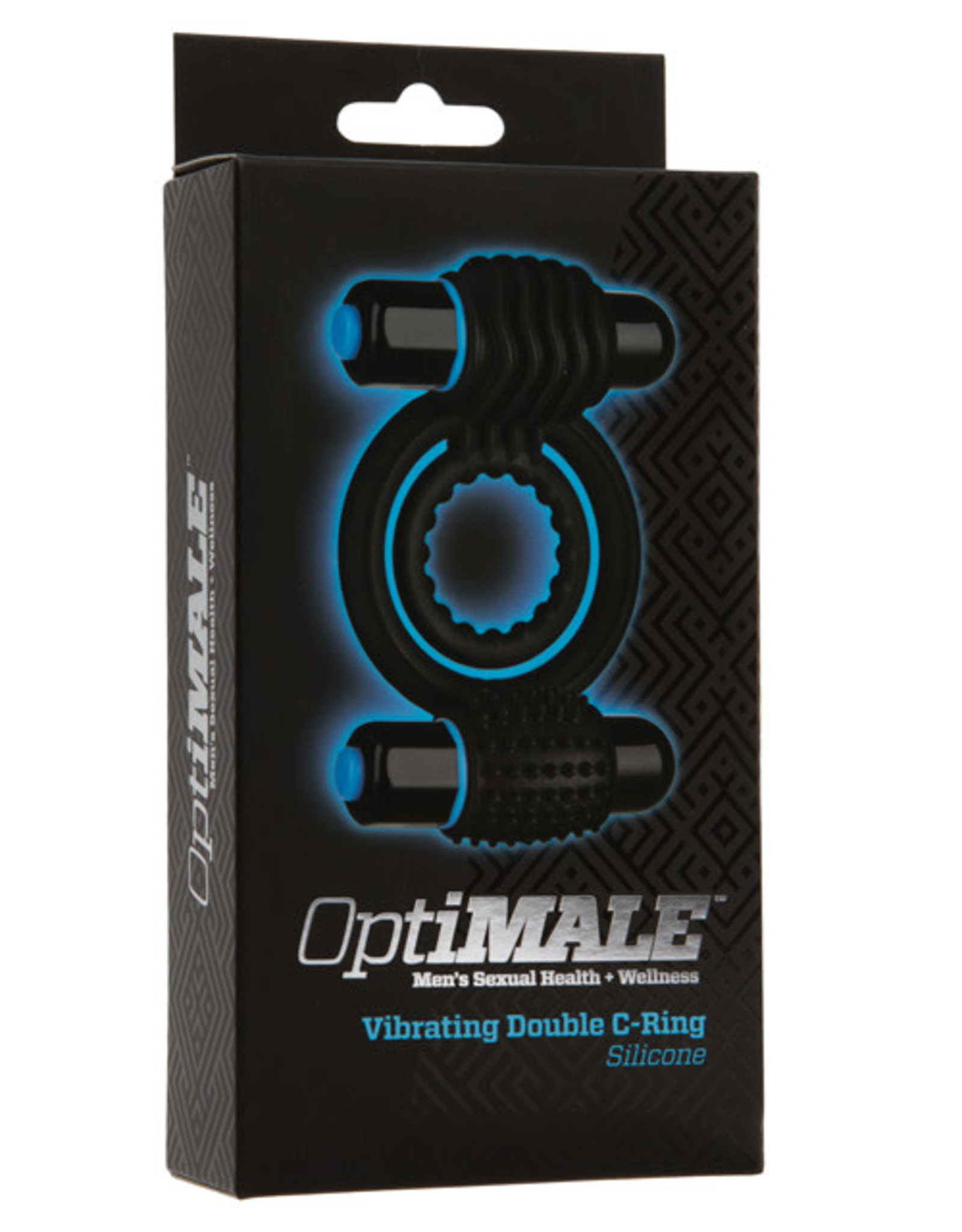 Optimale Optimale Vibrating Double Cock Ring Black