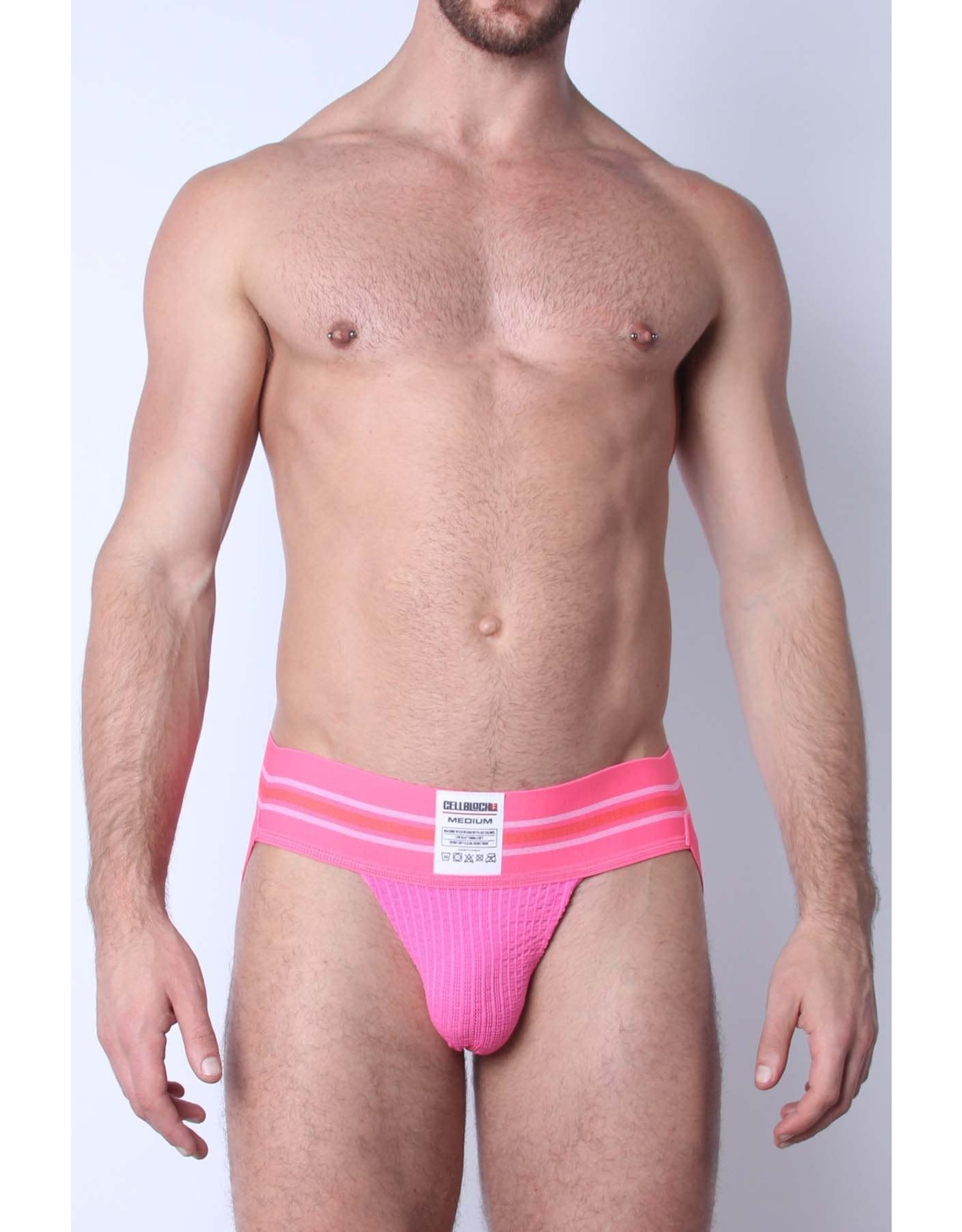 CellBlock13 CellBlock13 Tight End Jockstrap Pink