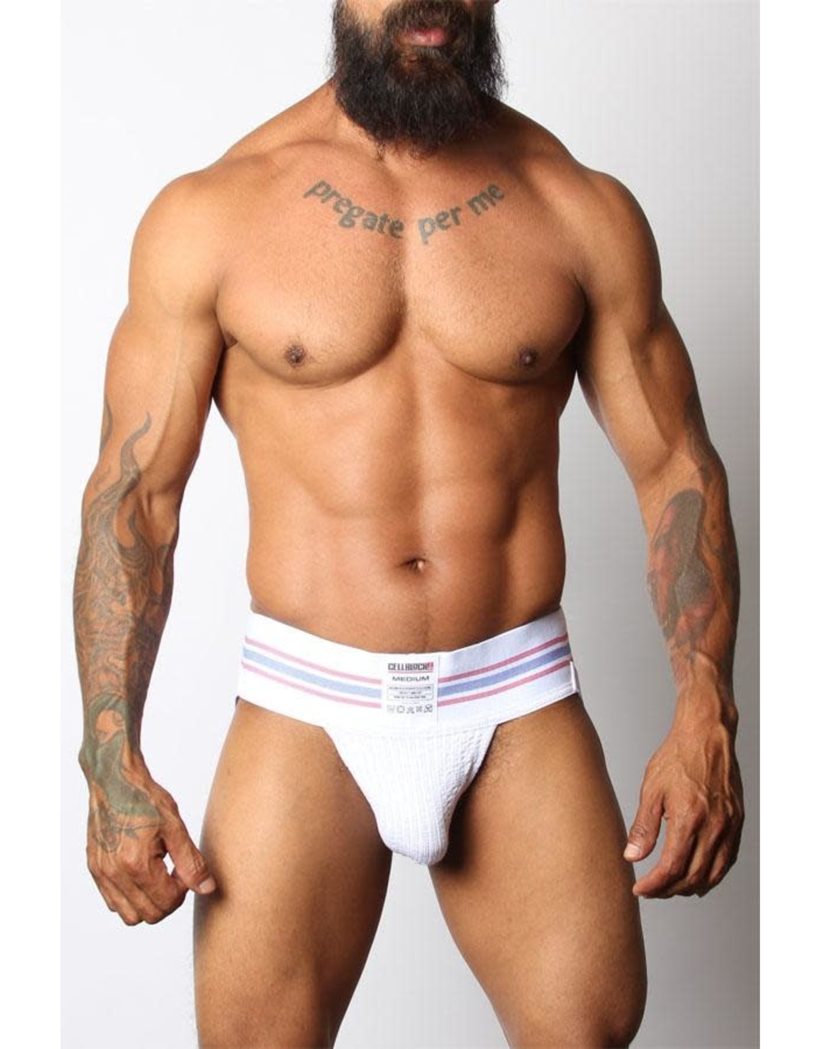 CellBlock13 CellBlock13 Tight End Jockstrap White