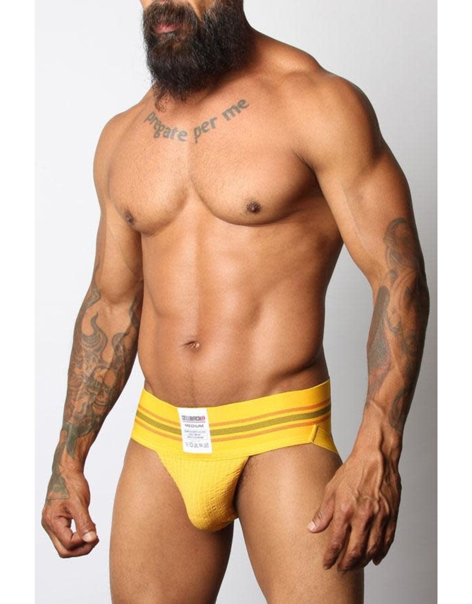 CellBlock13 CellBlock13 Tight End Jockstrap Yellow