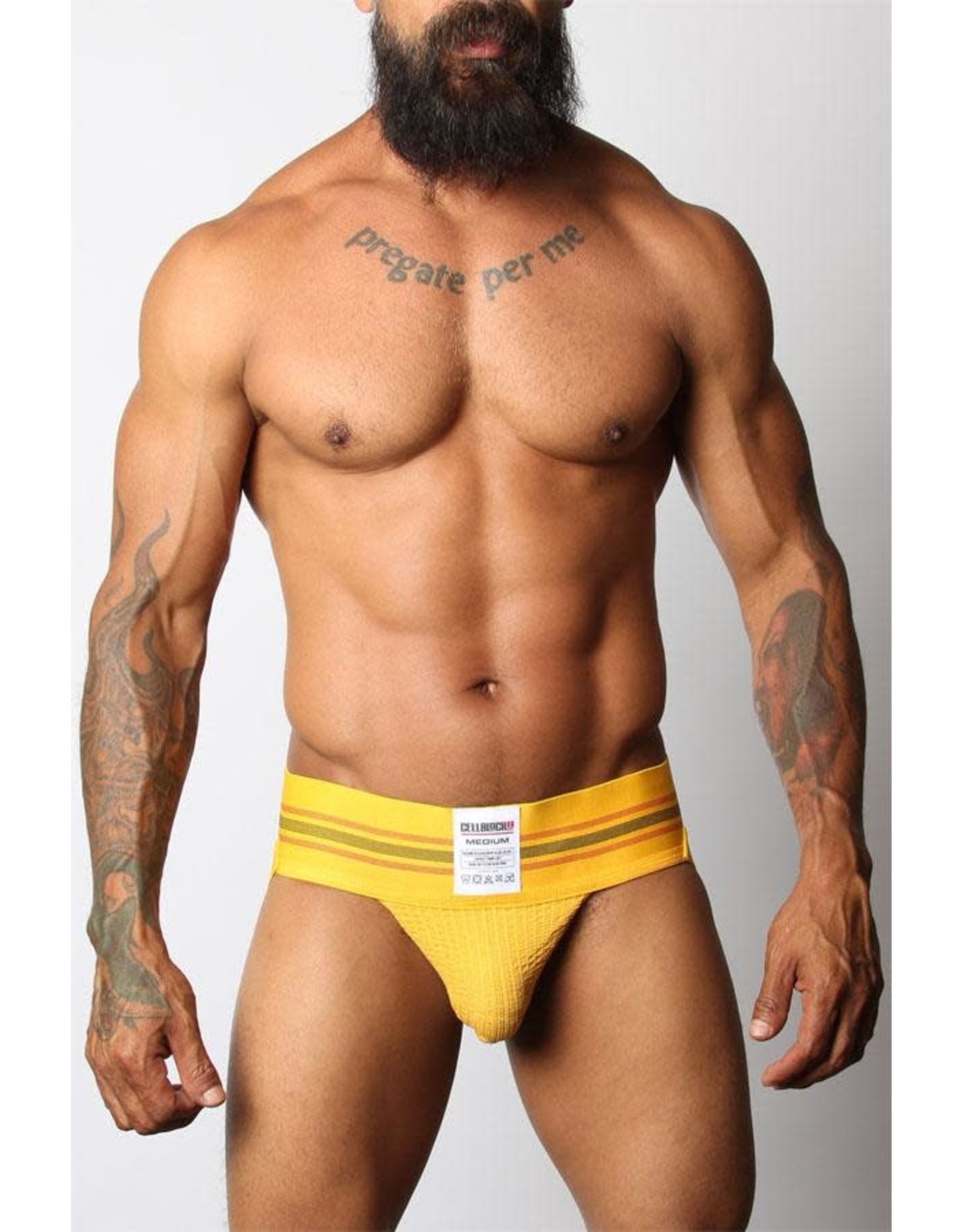 CellBlock13 CellBlock13 Tight End Jockstrap Yellow