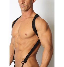 CellBlock13 Cellblock13 Echo Mesh Harness Black Black