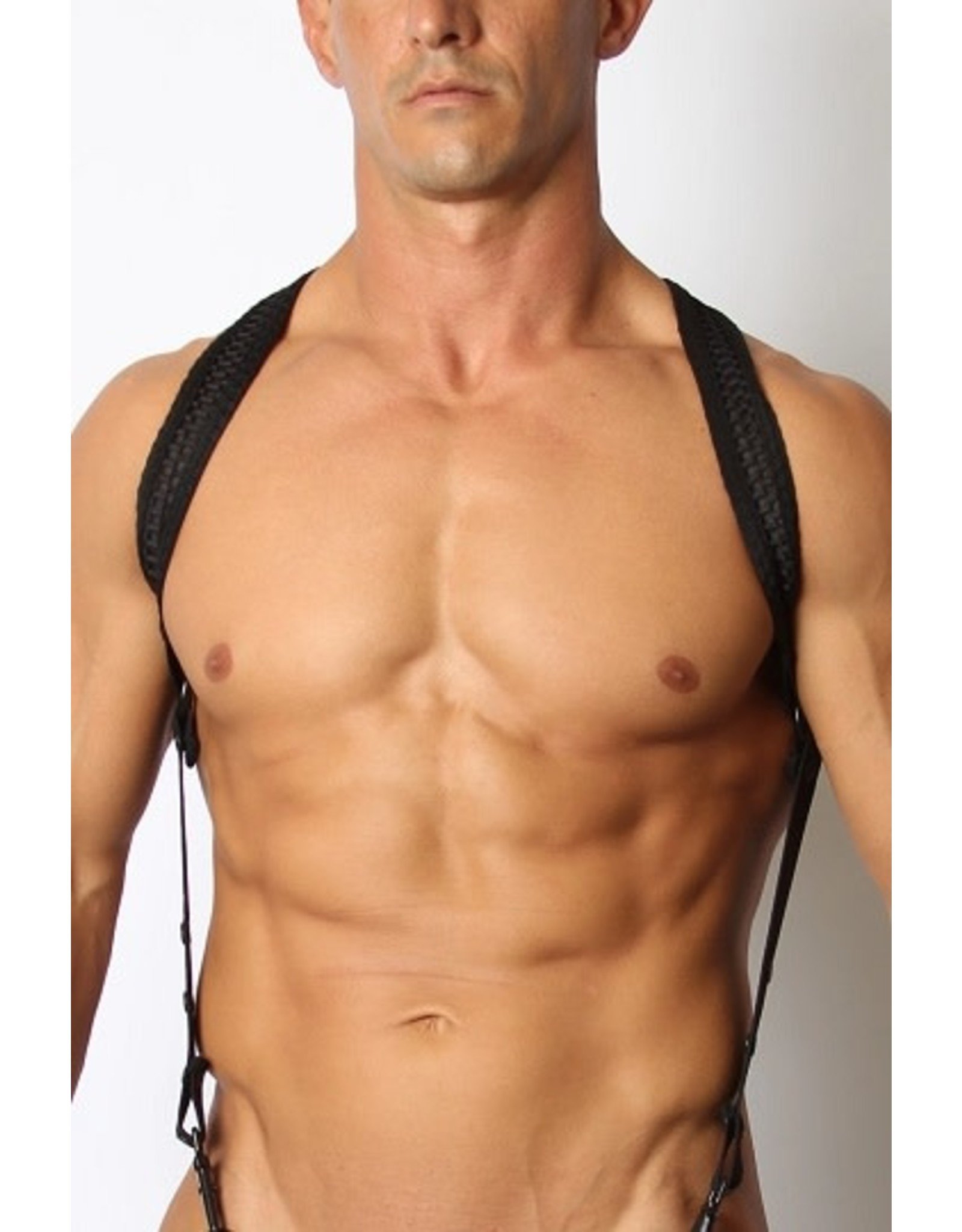 CellBlock13 Cellblock13 Echo Mesh Harness Black Black