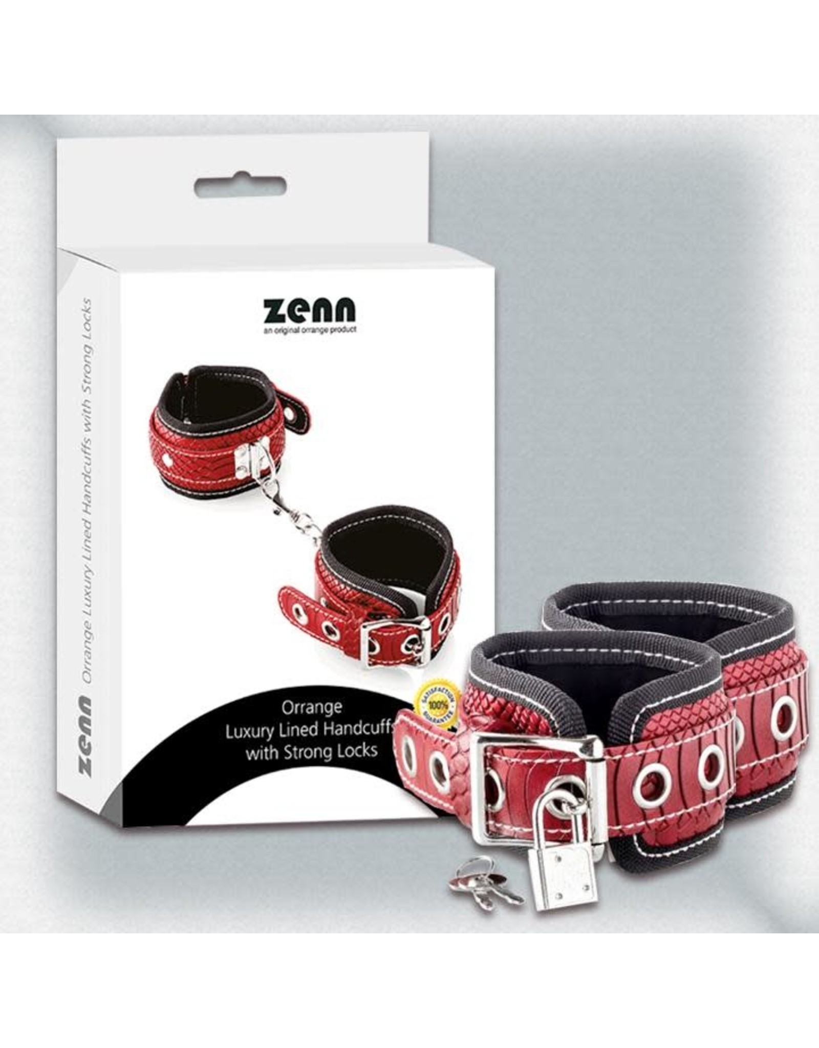 Zenn LUXURY LINED HANDCUFFS with STRONG LOCKS