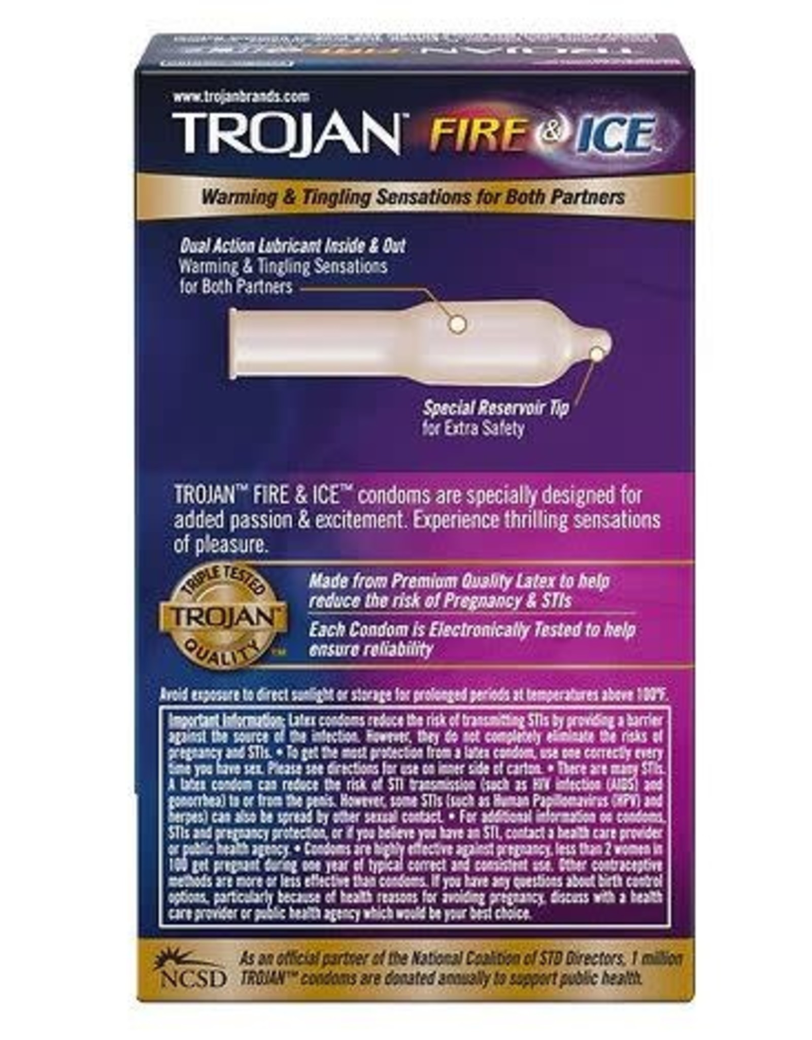 Trojan Trojan Magnum Fire & Ice 10 pk