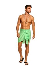 1 World Sarong MENS HALF SHORT MINI SARONG