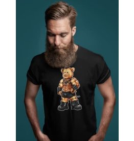 Bearded Shirts Bearded Shirts Piggi Bear in Leather