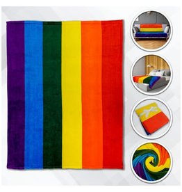 Progress Rainbow 50x60in Blanket Sheared Plush