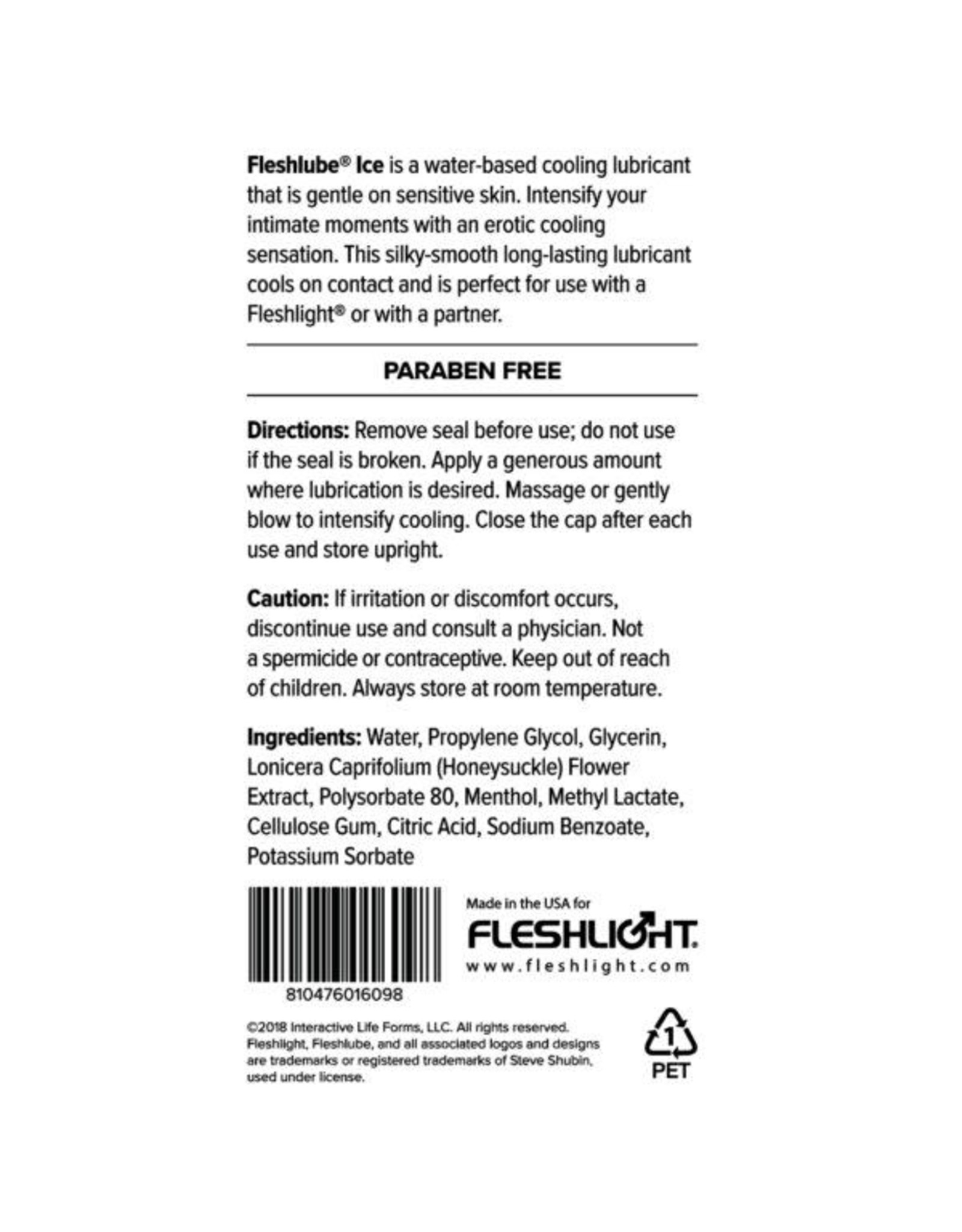 Fleshlight Fleshlube: Ice/Fire/Water