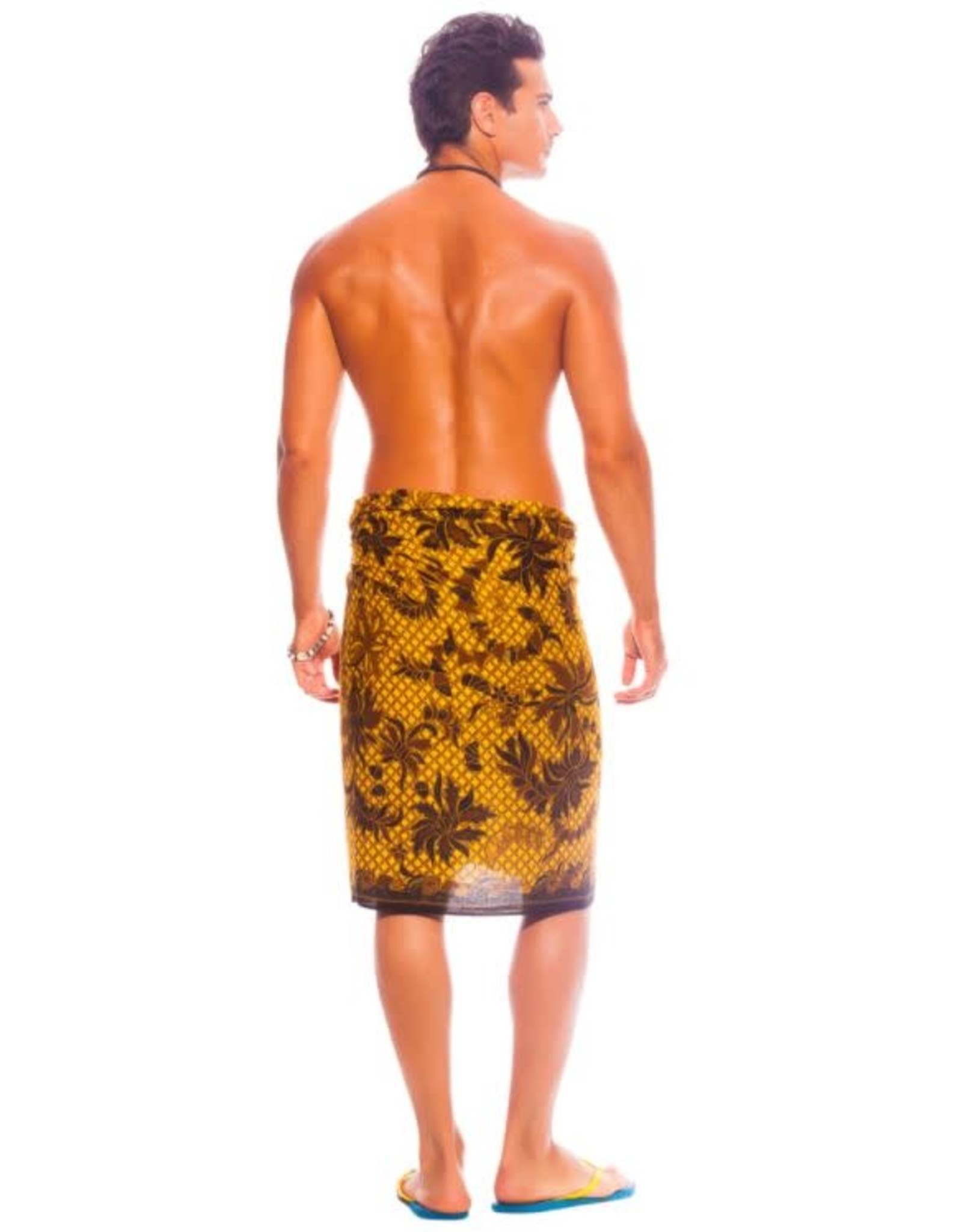 1 World Sarong "BATIK FLOWERS" HALF SARONG