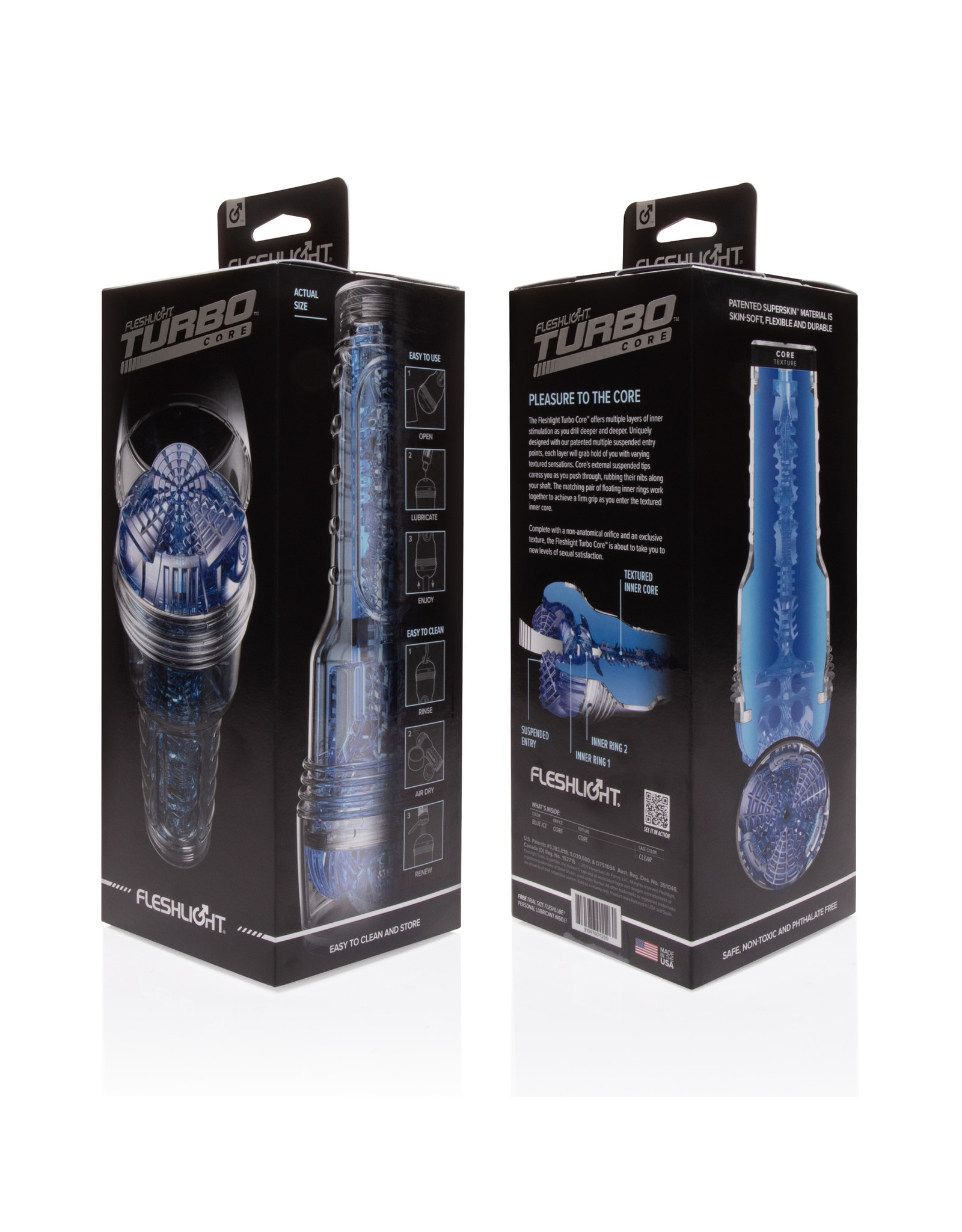 Fleshlight Fleshlight Turbo Core – Blue Ice