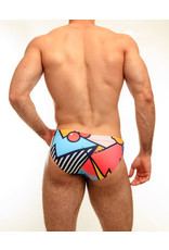 Along Along Print Swim Brief