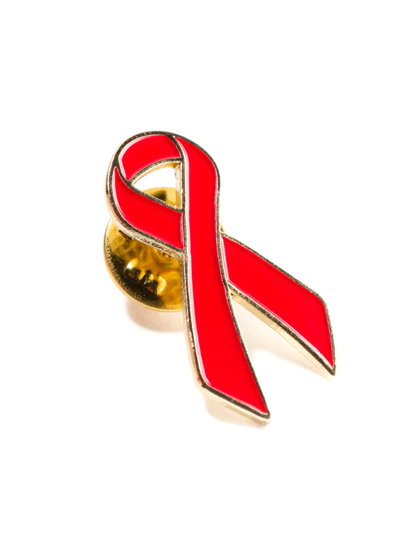 Mini Red Ribbon Pins