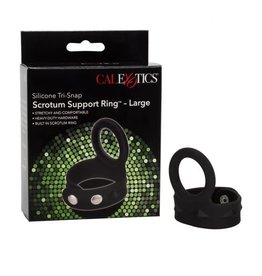 Calexotics Silicone Tri-Snap Scrotum Support Ring