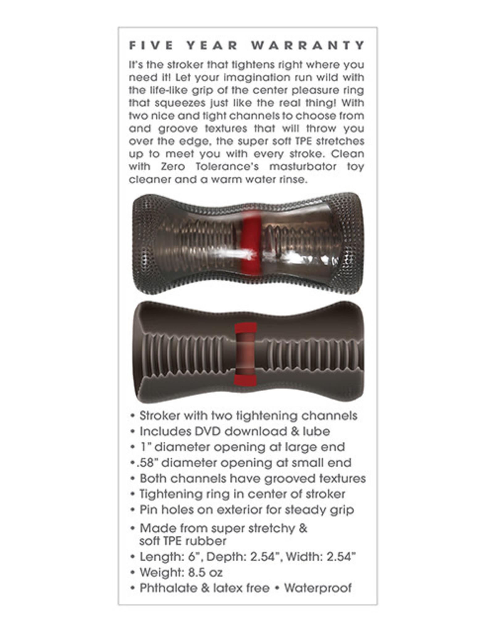 Zero Tolerance Zero Tolerance The Vortex Stroker - Smoke