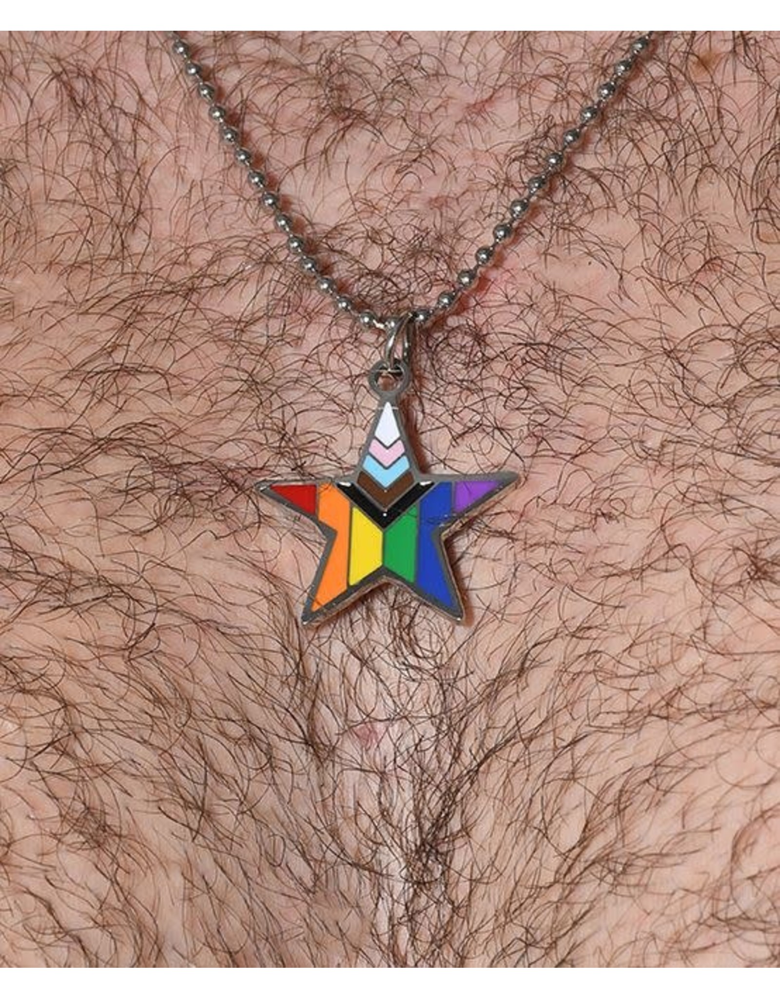 Andrew Christian Andrew Christian Progress Pride Star Necklace