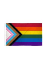 Progress Pride Flag 3x5ft Poly