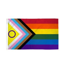 INCLUSIVE PRIDE FLAG 3X5FT POLY