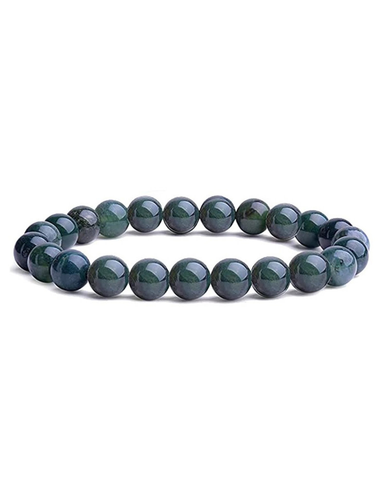 Paradise Paradise Dark Green Aventurine Stone Beaded Bracelet