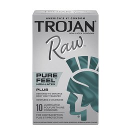 Trojan Trojan Raw Pure Feel 10 Pack