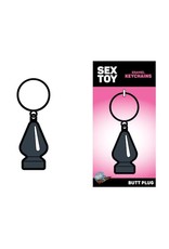 Grey  Butt  Plug  Keychain