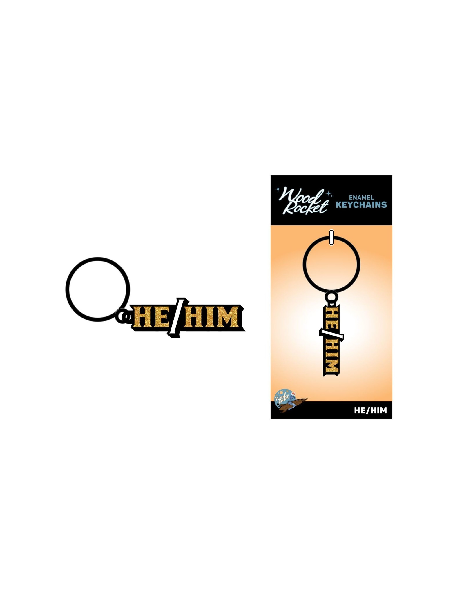 He/Him  Keychain