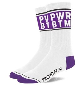 Prowler Prowler "PWR BTM" Socks - White/Purple