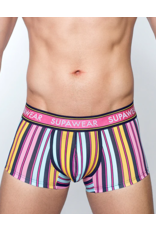 SUPAWEAR Supawear Sprint Trunk Pink Stripe  Large