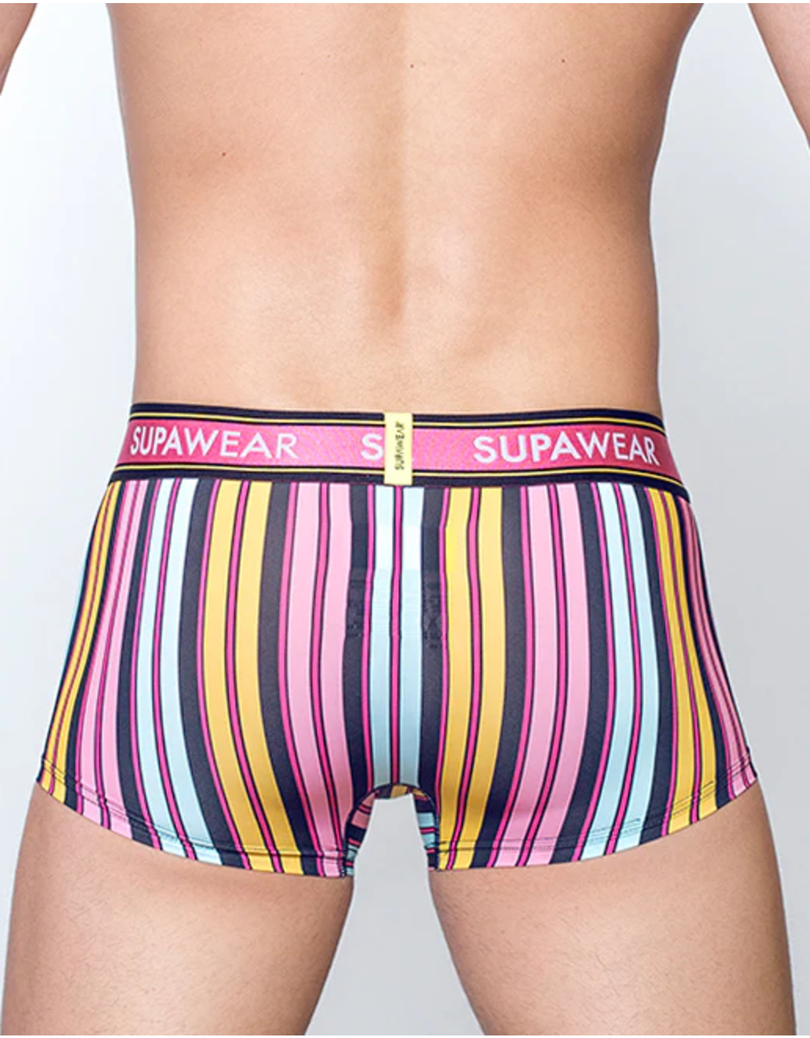 SUPAWEAR Supawear Sprint Trunk Pink Stripe  Medium