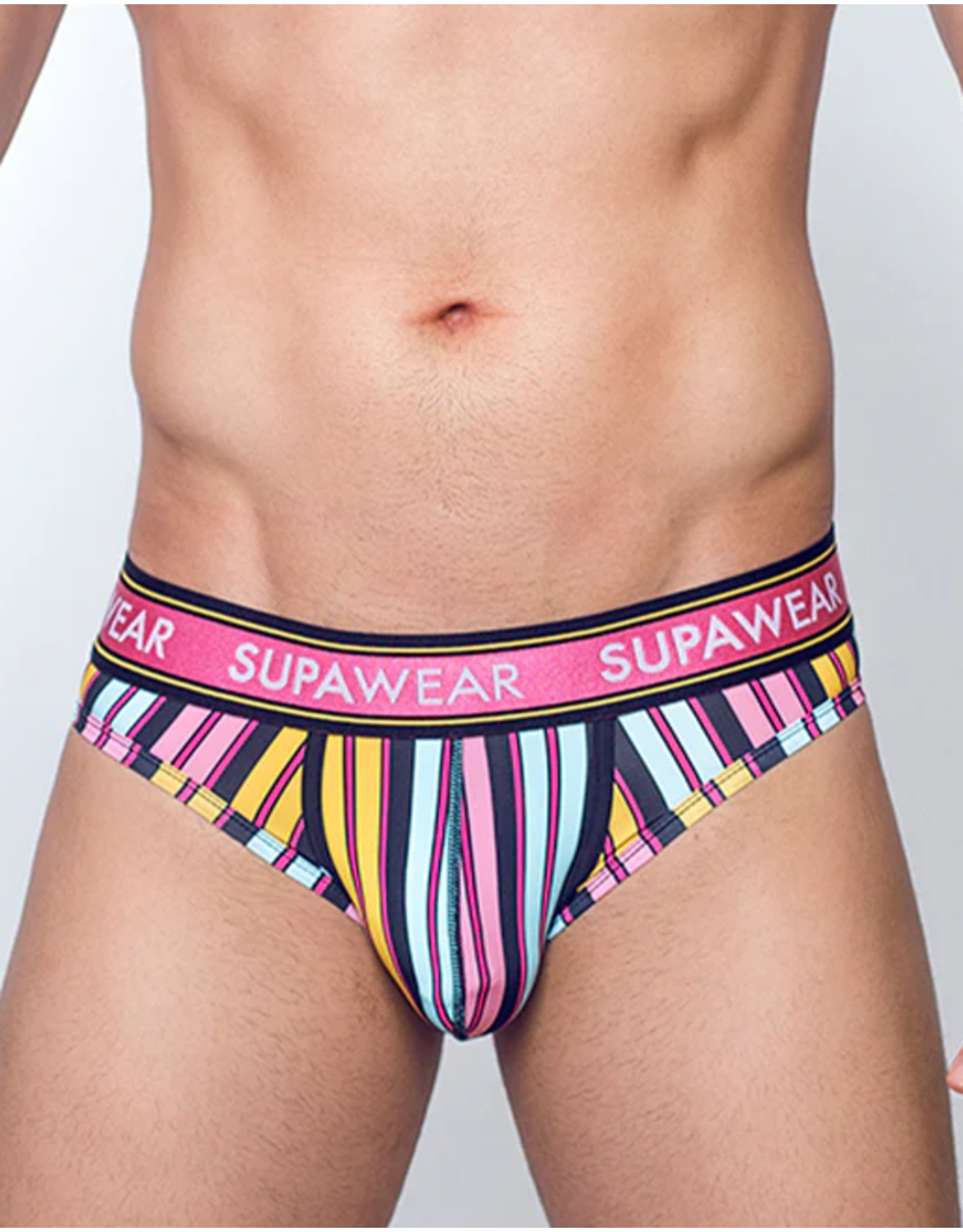 SUPAWEAR Supawear Sprint Brief Pink Stripe