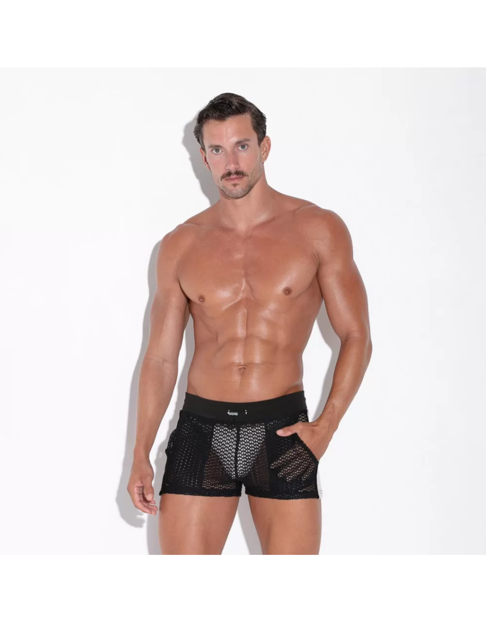 Code 22 Code 22 Open Work Mini Short