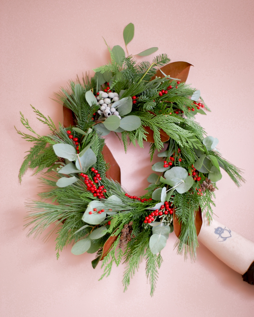 Holiday Wreath Fleurifik Foliage