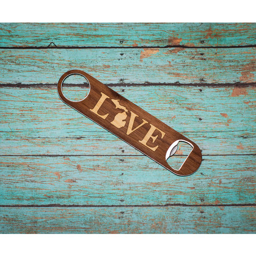 Long Wooden Opener - Love Long Wooden Opener - Love