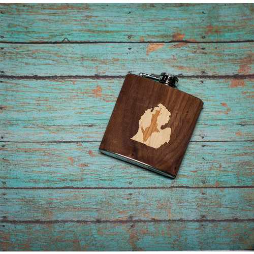 Wooden Flask UP inside LP Wooden Flask UP inside LP