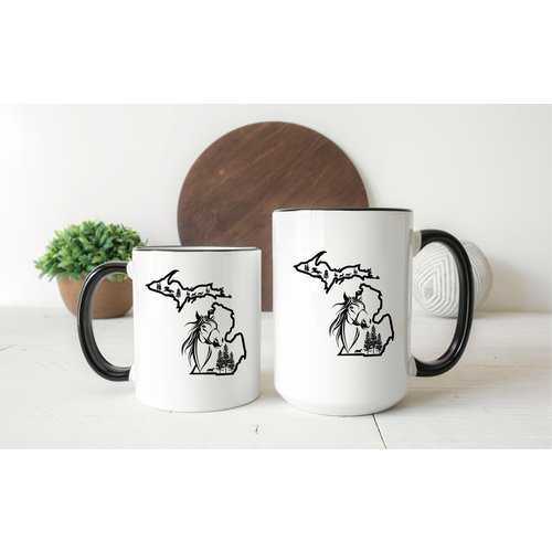 Horse Michigan Mug Horse Michigan Mug