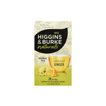 Higgins and Burke Naturals Sunkissed Ginger Herbal Tea, Box of 20 Bags