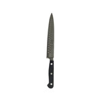 IVO Cutlery Blademaster Forged Carving Knife, Granton Edge, 8"