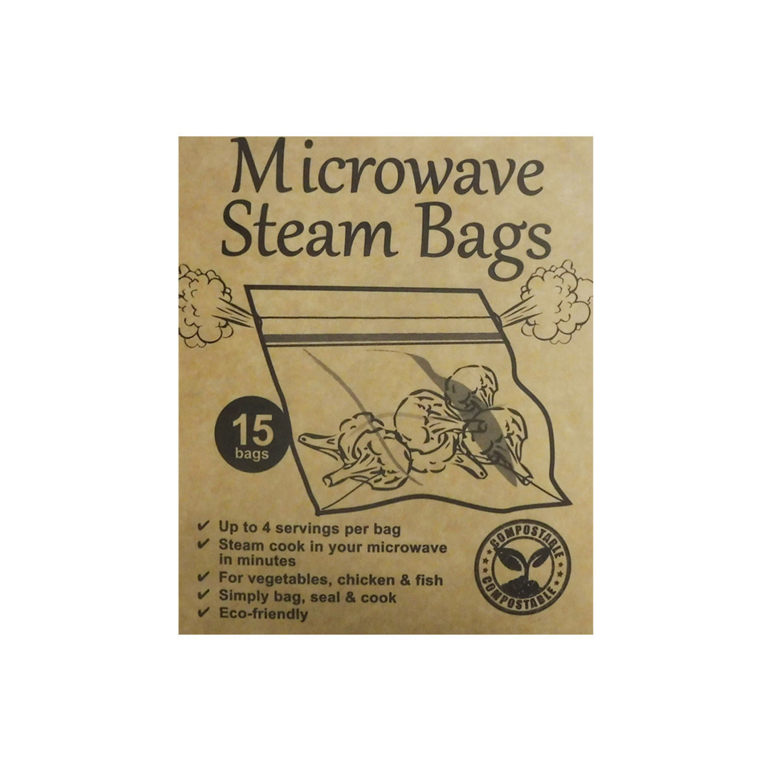 Compostable Steam Bags