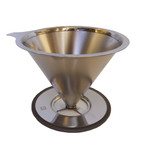 Ricardo Stainless Steel Pour Over Coffee Filter with Removable Base