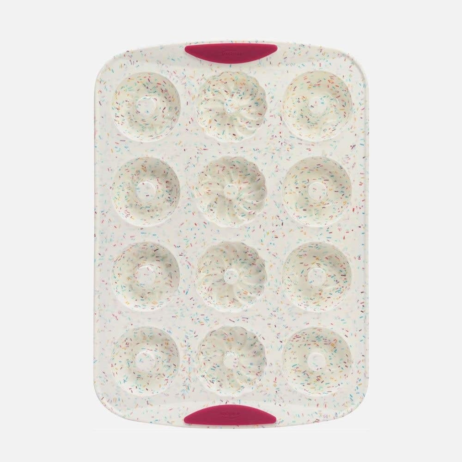 Trudeau 12 Cavity Silicone Muffin Pan - Confetti - Shop Pans