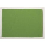 Texstyles Deco Placemat Ribbed Solid Green 13"x19"