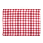 Texstyles Deco Percalle Red Check Placemat 13"x19"