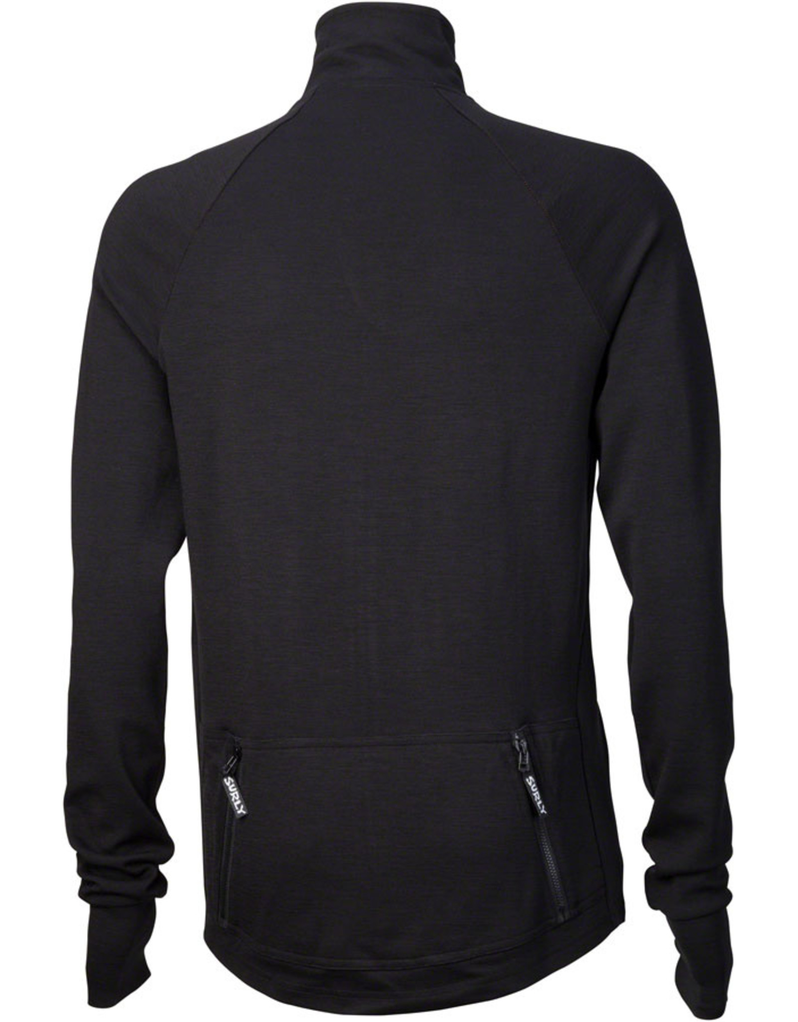 Surly Surly Merino Wool Jersey - Black, Long Sleeve, Men's, Small