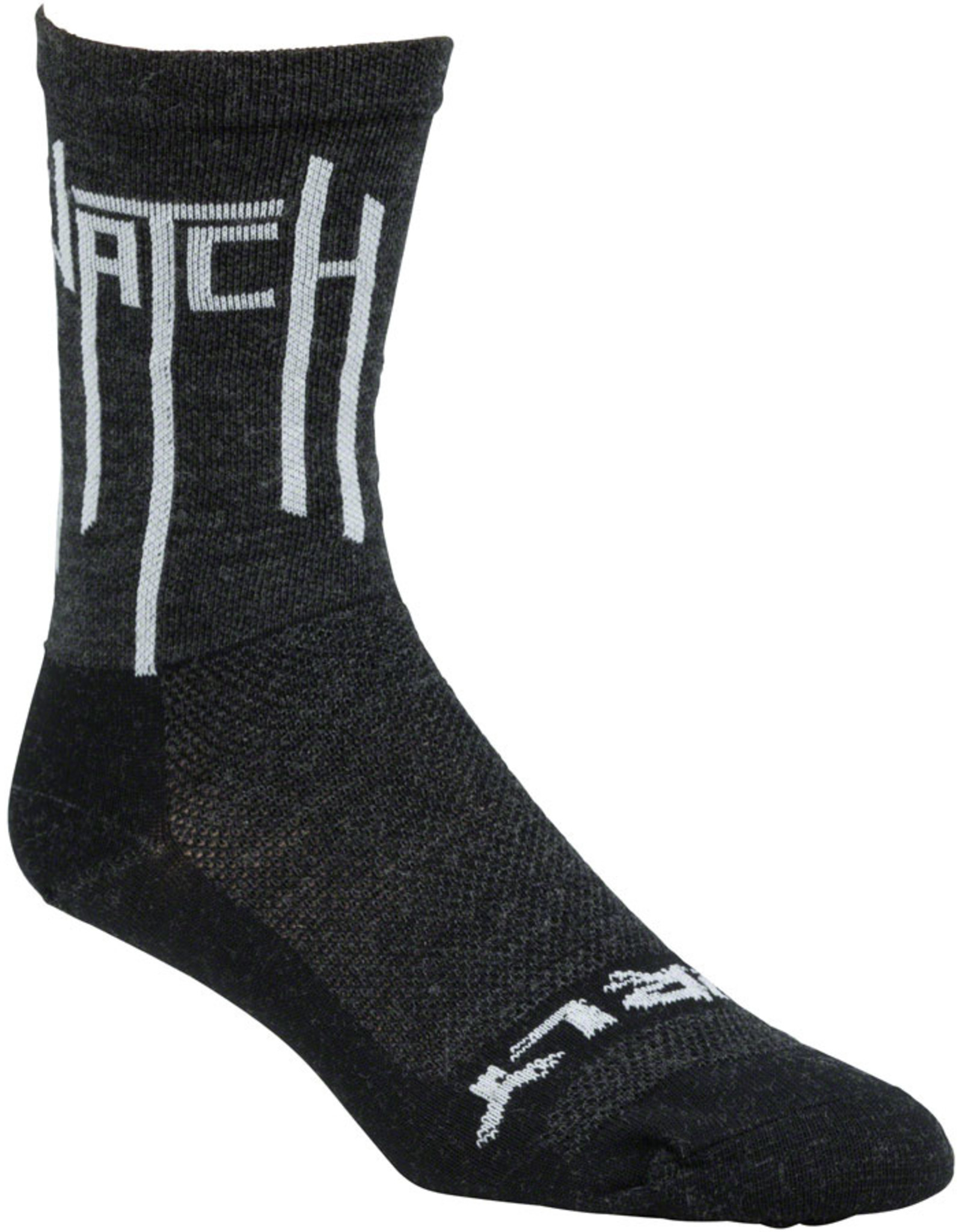 Surly Surly Natch Wool Socks - 5 inch, Black/White