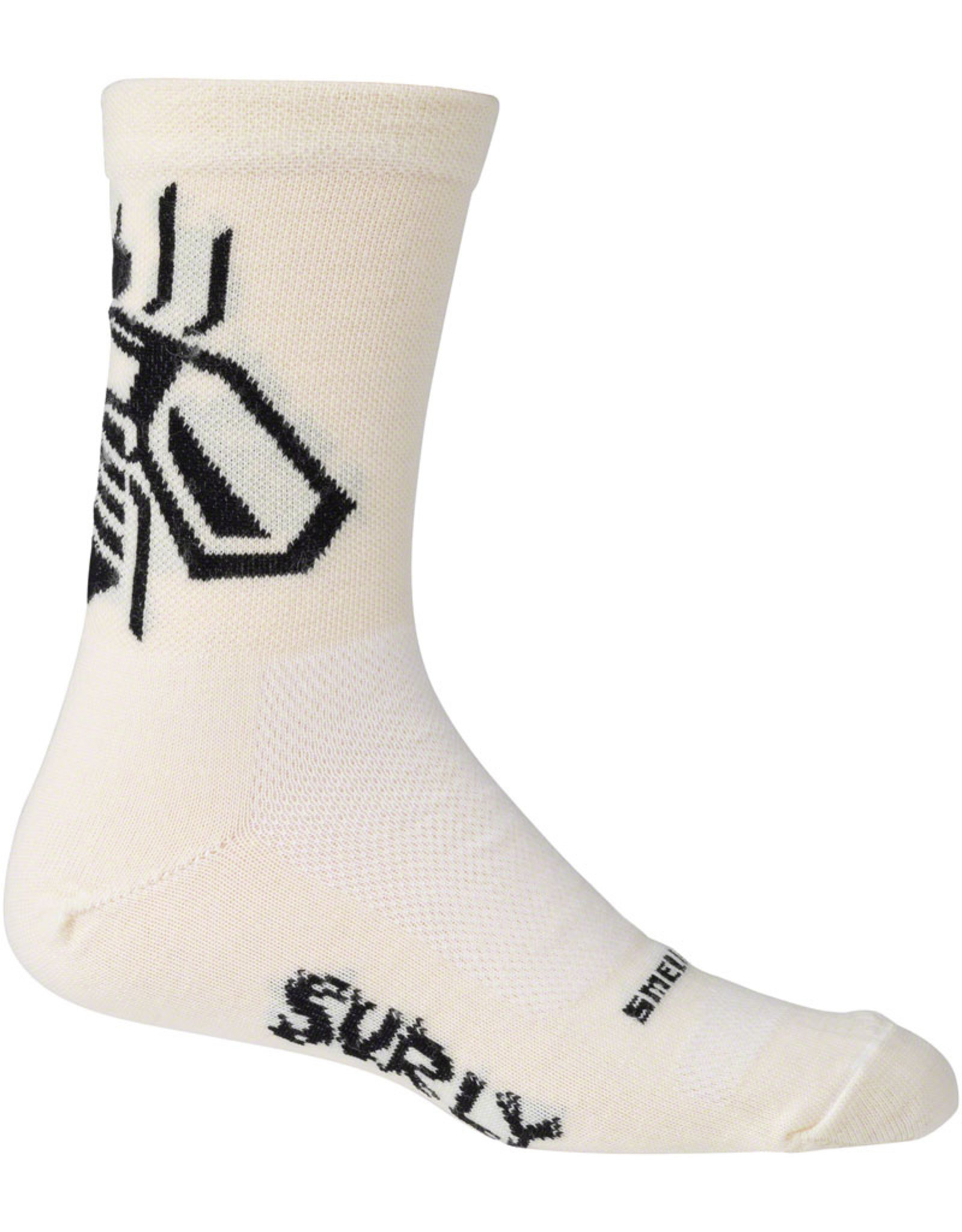 Surly Surly Wingnut Wool Sock - Natural/Black